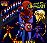Captain America and the Avengers (USA, Europe) Title Screen